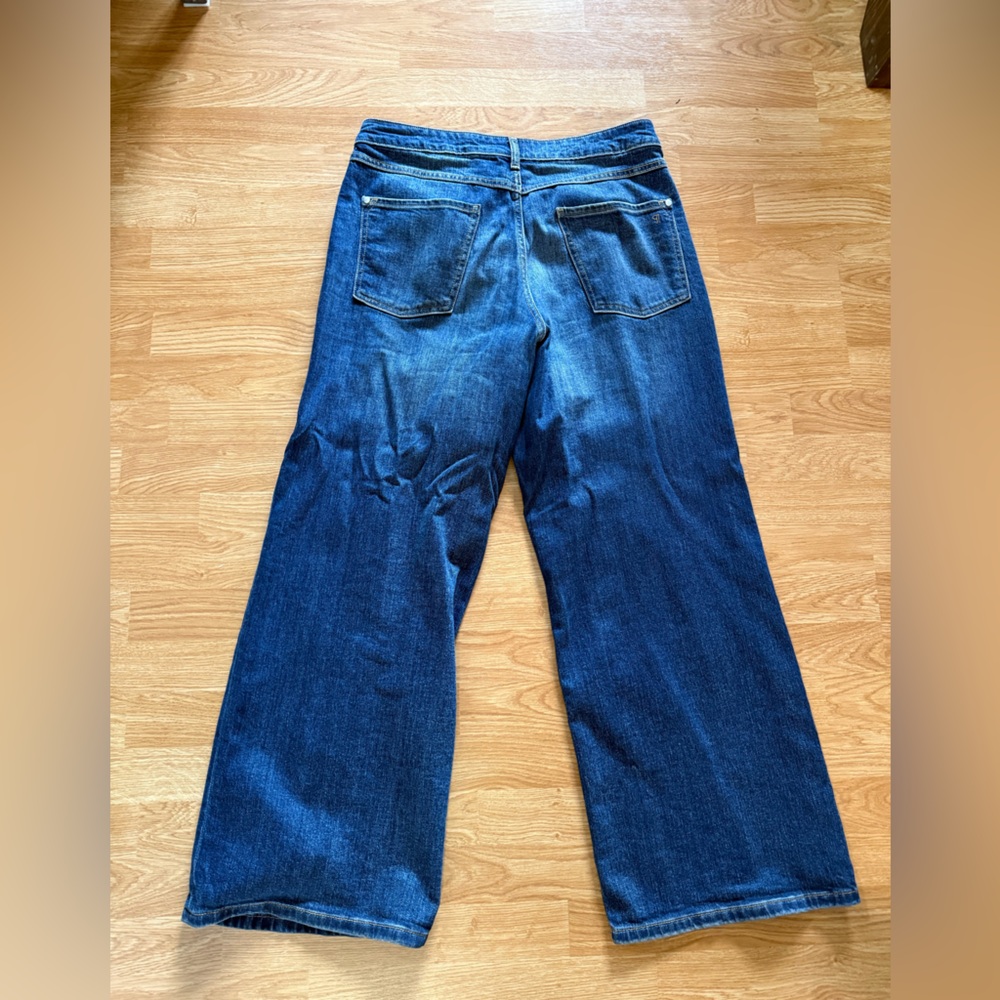 ANTHROPOLOGIE Pilcro wide leg high waisted denim jeans - Picture 3 of 4